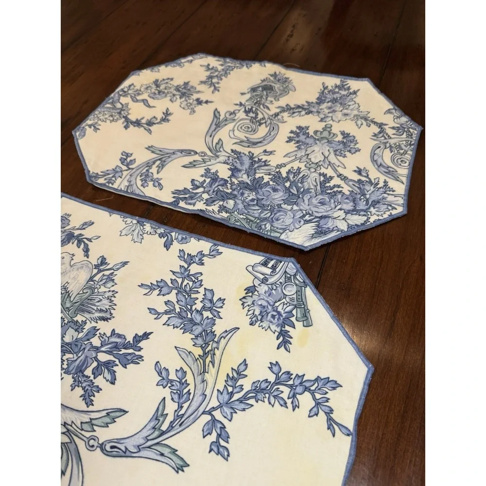 Lot of‎ 6 Vintage Handmade Placemats Tablecloth Cloths Charleston SC 13x17–13x19